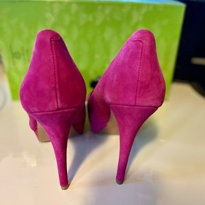 BGBG Suede pink stilettos (never worn)